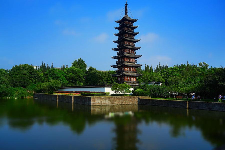 方塔园景点图片