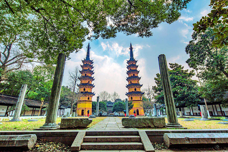 罗汉院双塔景点图片