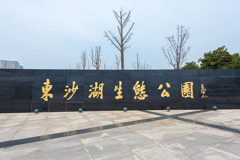 东沙湖生态公园景点图片